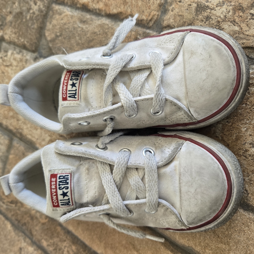 Converse Kids White Sneakers